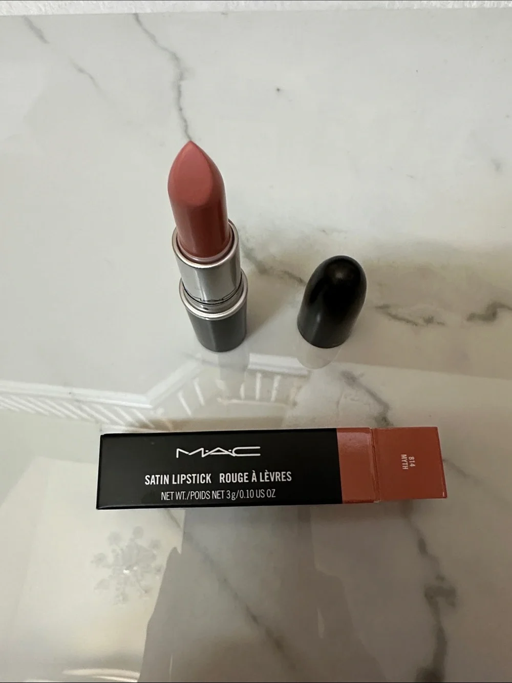 NIB MAC Cosmetics Satin Lipstick -Myth